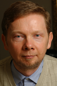 φωτογραφία πορτρέτο του eckhart tolle